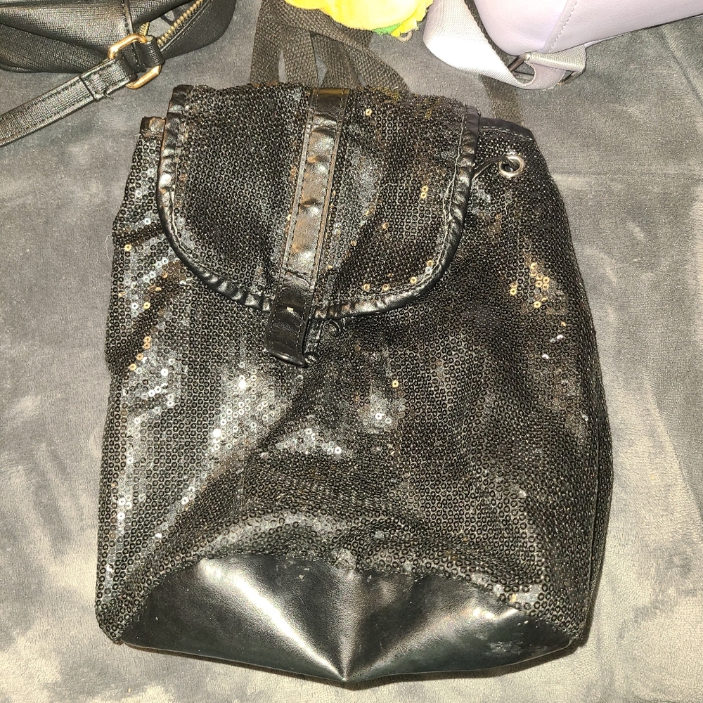 Mini Sequin Backpack - image 1